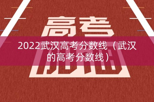 2022武汉高考分数线（武汉的高考分数线）