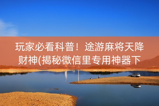 玩家必看科普！途游麻将天降财神(揭秘微信里专用神器下载)