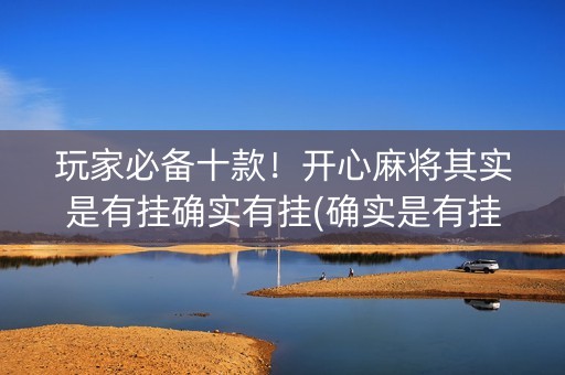 玩家必备十款！开心麻将其实是有挂确实有挂(确实是有挂)