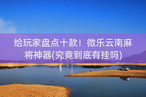 给玩家盘点十款！微乐云南麻将神器(究竟到底有挂吗)