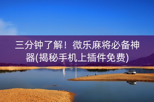 三分钟了解！微乐麻将必备神器(揭秘手机上插件免费)