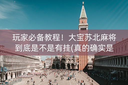 玩家必备教程！大宝苏北麻将到底是不是有挂(真的确实是有挂)