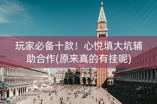 玩家必备十款！心悦填大坑辅助合作(原来真的有挂呢)