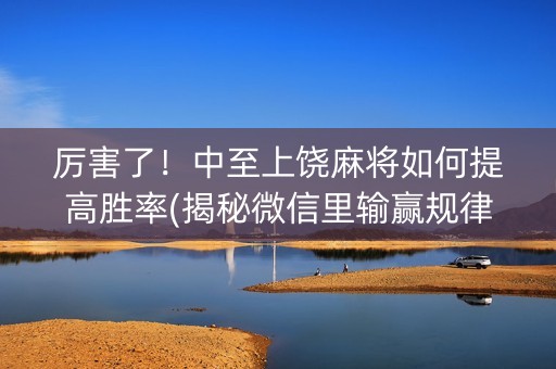 厉害了！中至上饶麻将如何提高胜率(揭秘微信里输赢规律)