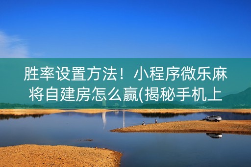 胜率设置方法！小程序微乐麻将自建房怎么赢(揭秘手机上提高赢的概率)