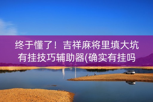终于懂了！吉祥麻将里填大坑有挂技巧辅助器(确实有挂吗)