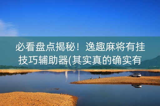 必看盘点揭秘！逸趣麻将有挂技巧辅助器(其实真的确实有挂)