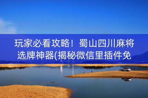 玩家必看攻略！蜀山四川麻将选牌神器(揭秘微信里插件免费)