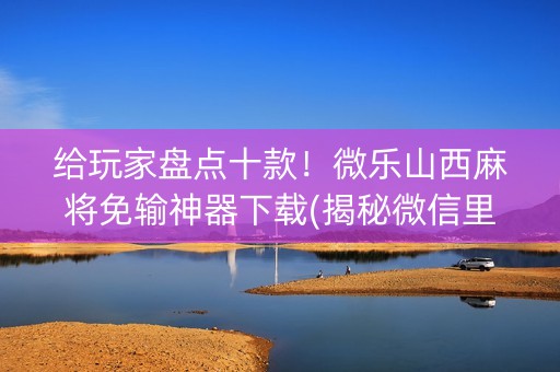 给玩家盘点十款！微乐山西麻将免输神器下载(揭秘微信里赢的秘诀)