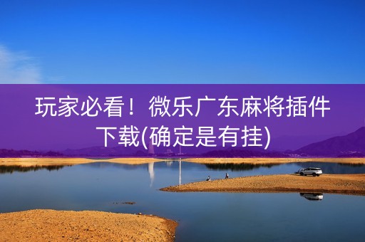 玩家必看！微乐广东麻将插件下载(确定是有挂)
