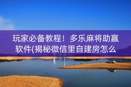 玩家必备教程！多乐麻将助赢软件(揭秘微信里自建房怎么赢)