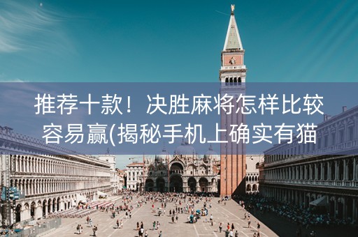 推荐十款！决胜麻将怎样比较容易赢(揭秘手机上确实有猫腻)
