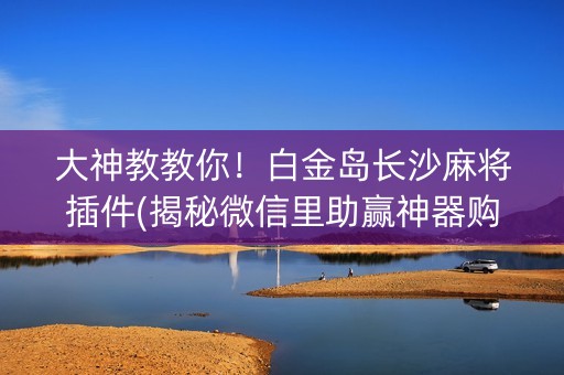 大神教教你！白金岛长沙麻将插件(揭秘微信里助赢神器购买)