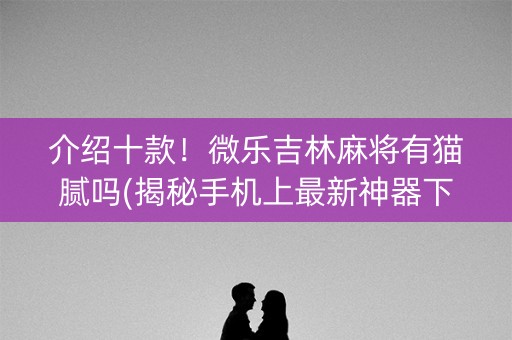 介绍十款！微乐吉林麻将有猫腻吗(揭秘手机上最新神器下载)