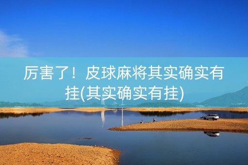 厉害了！皮球麻将其实确实有挂(其实确实有挂)