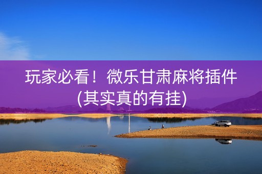 玩家必看！微乐甘肃麻将插件(其实真的有挂)