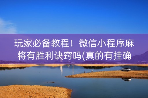 玩家必备教程！微信小程序麻将有胜利诀窍吗(真的有挂确实有挂)