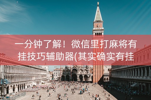 一分钟了解！微信里打麻将有挂技巧辅助器(其实确实有挂)