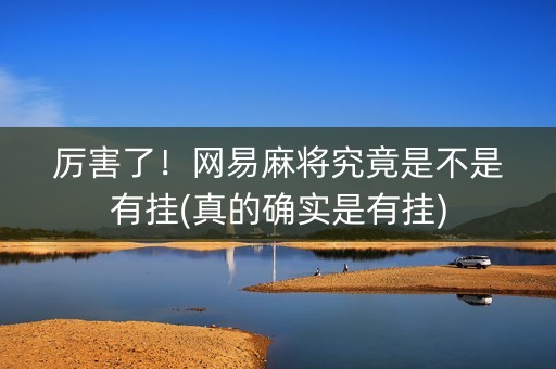 厉害了！网易麻将究竟是不是有挂(真的确实是有挂)