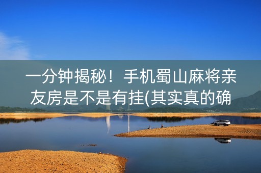 一分钟揭秘！手机蜀山麻将亲友房是不是有挂(其实真的确实有挂)