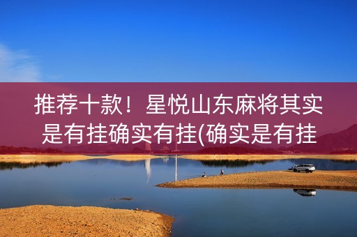 推荐十款！星悦山东麻将其实是有挂确实有挂(确实是有挂的)
