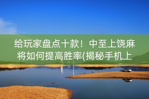 给玩家盘点十款！中至上饶麻将如何提高胜率(揭秘手机上胜率到哪调)