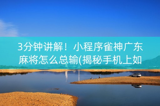 3分钟讲解！小程序雀神广东麻将怎么总输(揭秘手机上如何让牌变好)