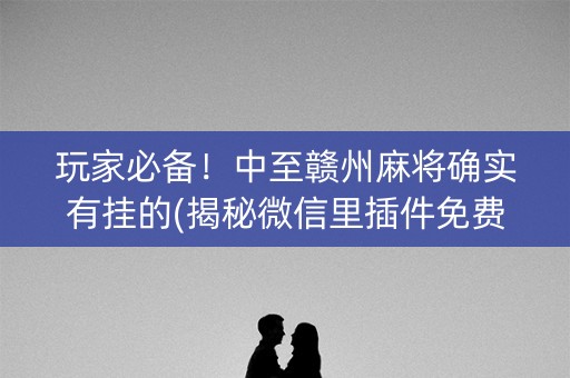 玩家必备！中至赣州麻将确实有挂的(揭秘微信里插件免费)