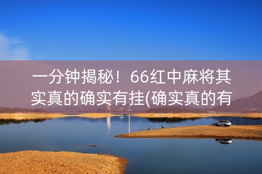 一分钟揭秘！66红中麻将其实真的确实有挂(确实真的有挂)