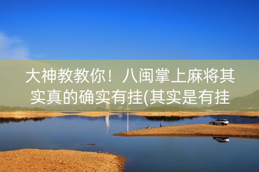 大神教教你！八闽掌上麻将其实真的确实有挂(其实是有挂的)