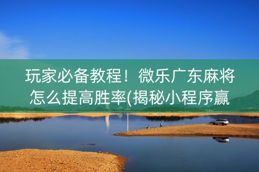 玩家必备教程！微乐广东麻将怎么提高胜率(揭秘小程序赢的诀窍)