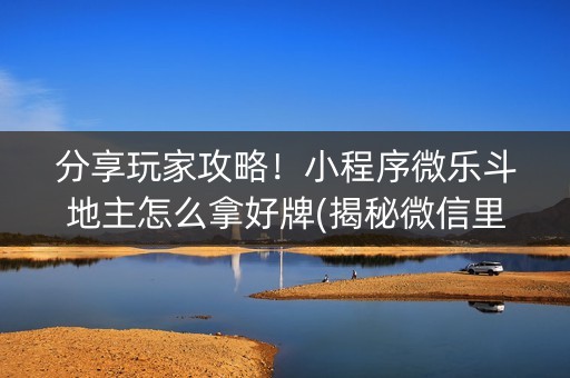 分享玩家攻略！小程序微乐斗地主怎么拿好牌(揭秘微信里如何让牌变好)