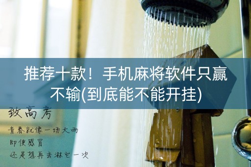 推荐十款！手机麻将软件只赢不输(到底能不能开挂)