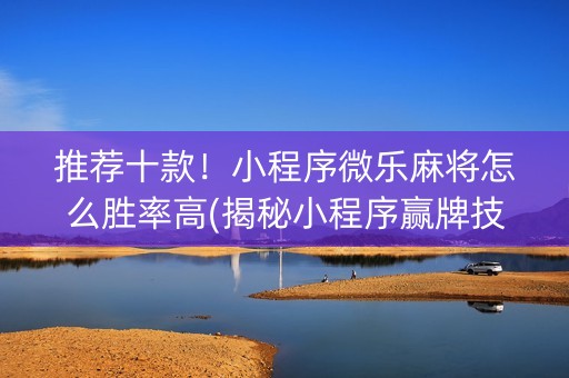 推荐十款！小程序微乐麻将怎么胜率高(揭秘小程序赢牌技巧)