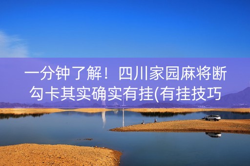 一分钟了解！四川家园麻将断勾卡其实确实有挂(有挂技巧辅助器)