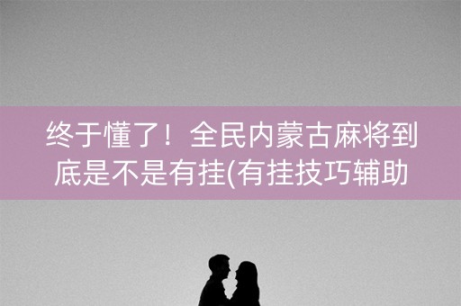 终于懂了！全民内蒙古麻将到底是不是有挂(有挂技巧辅助器)