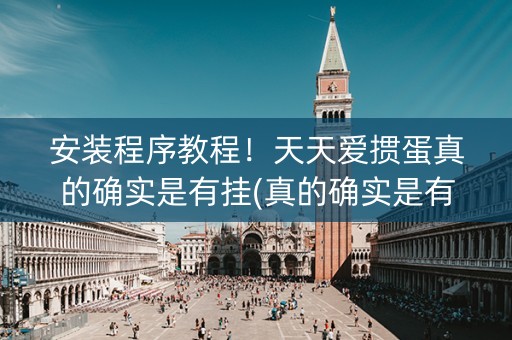 安装程序教程！天天爱掼蛋真的确实是有挂(真的确实是有挂)