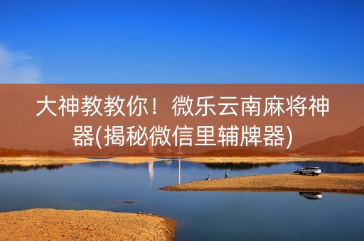 大神教教你！微乐云南麻将神器(揭秘微信里辅牌器)