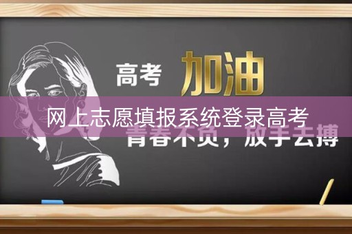 网上志愿填报系统登录高考