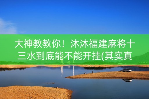 大神教教你！沐沐福建麻将十三水到底能不能开挂(其实真的确实有挂)