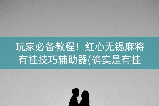 玩家必备教程！红心无锡麻将有挂技巧辅助器(确实是有挂)