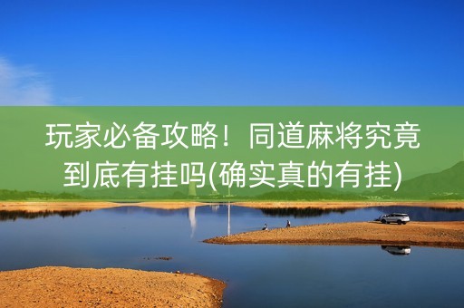 玩家必备攻略！同道麻将究竟到底有挂吗(确实真的有挂)