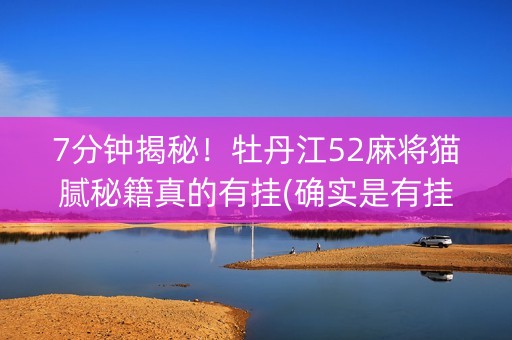 7分钟揭秘！牡丹江52麻将猫腻秘籍真的有挂(确实是有挂)