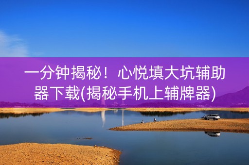 一分钟揭秘！心悦填大坑辅助器下载(揭秘手机上辅牌器)