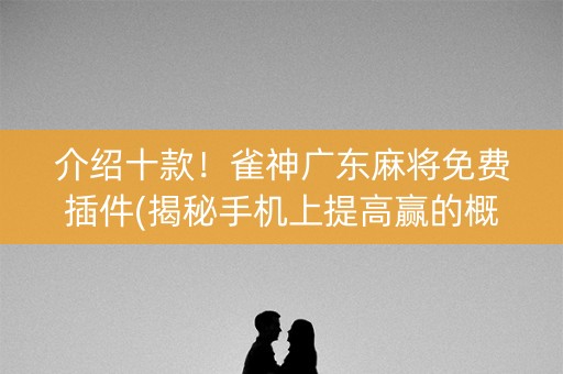 介绍十款！雀神广东麻将免费插件(揭秘手机上提高赢的概率)