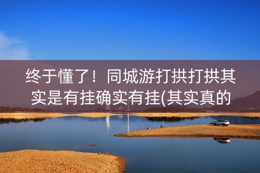 终于懂了！同城游打拱打拱其实是有挂确实有挂(其实真的有挂)