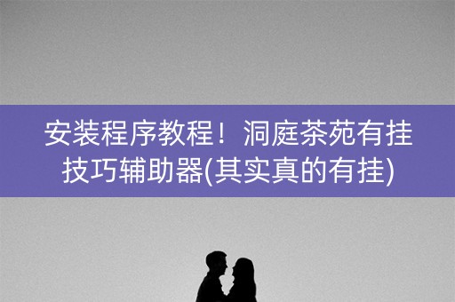 安装程序教程！洞庭茶苑有挂技巧辅助器(其实真的有挂)