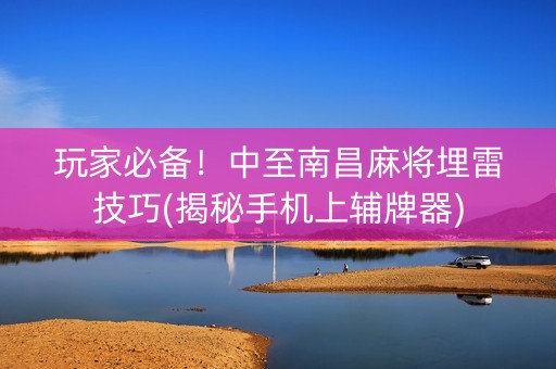 玩家必备！中至南昌麻将埋雷技巧(揭秘手机上辅牌器)