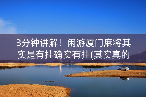 3分钟讲解！闲游厦门麻将其实是有挂确实有挂(其实真的确实有挂)