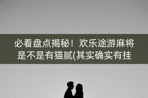 必看盘点揭秘！欢乐途游麻将是不是有猫腻(其实确实有挂)